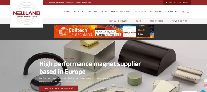 #2. Newland Magnetics Europe #2. Newland Magnetics Europe